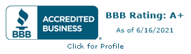 BBB Rating A+ Logo